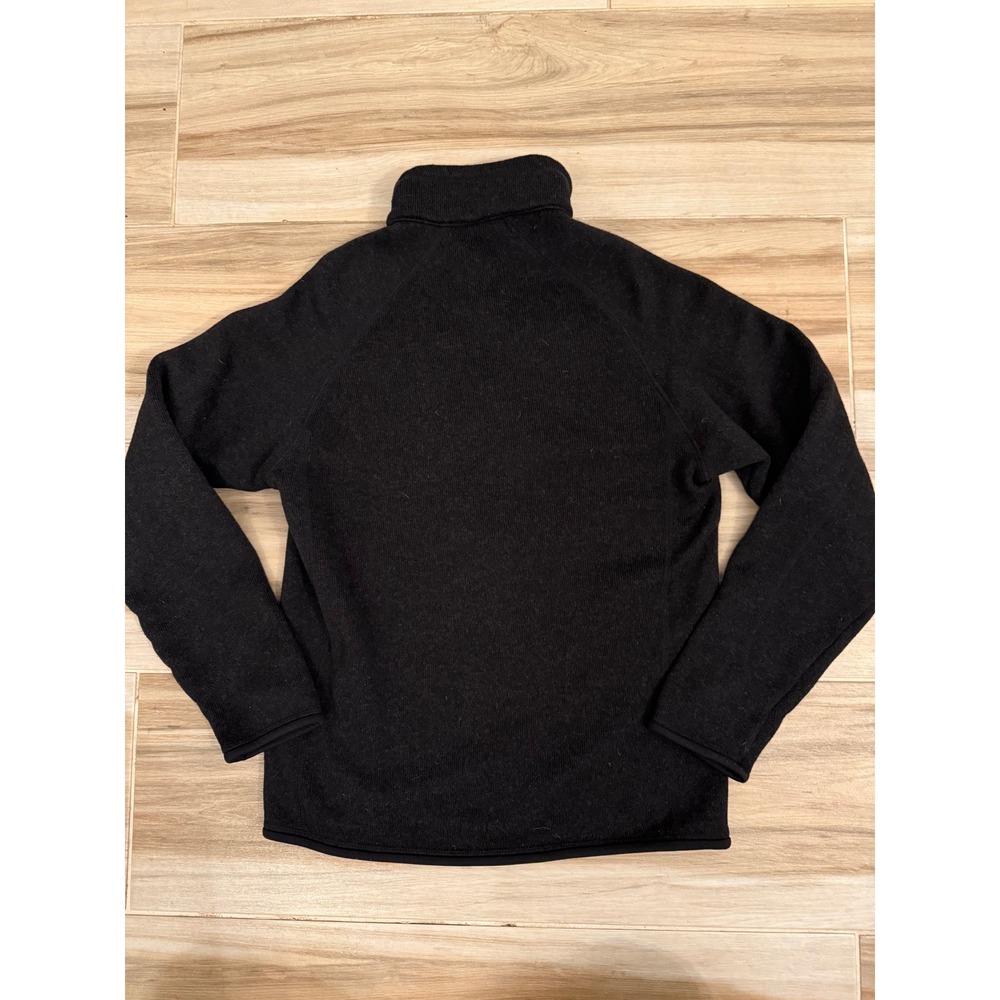 Patagonia Better Sweater Full Zip Fleece Jacket Mens Small Black Chewy Logo - Picture 9 of 9
